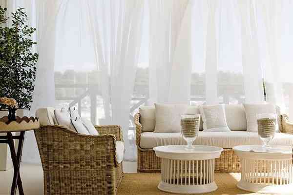 cómo limpiar cortinas blancas